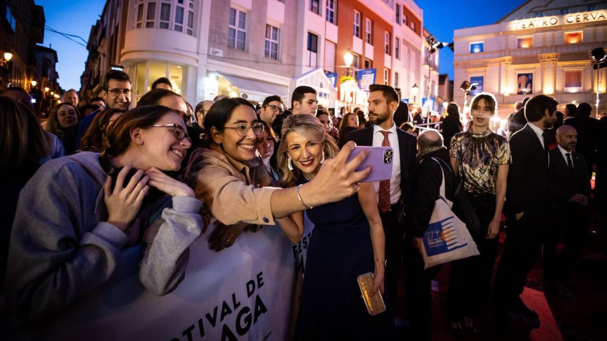 Cannes, San Sebastián, Málaga… Yolanda Díaz se aficiona a pasear por la alfombra roja