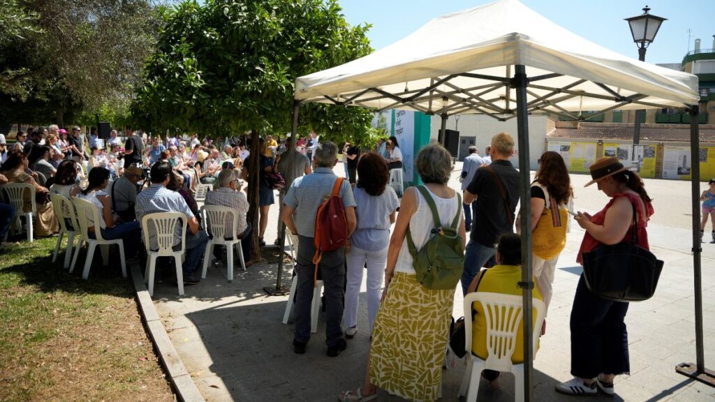 Asistentes al acto de Sumar e IU en Sevilla