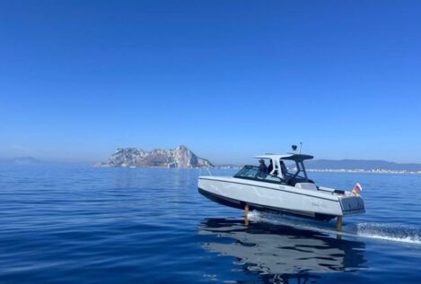 Una empresa sueca crea el primer viaje en barco eléctrico para cruzar el estrecho