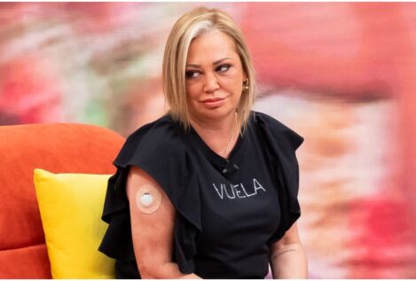 ¿Qué es el parche blanco que lleva Belén Esteban en el brazo?