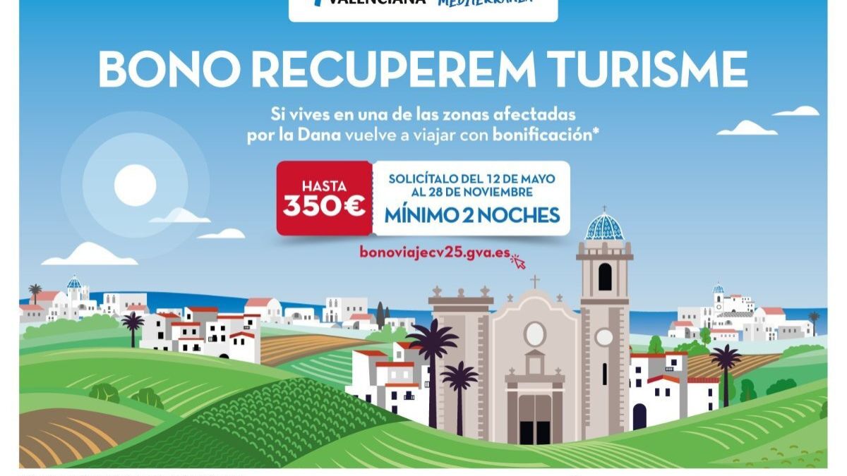 Bono de viaje afectados por la dana: cómo solicitar las ayudas