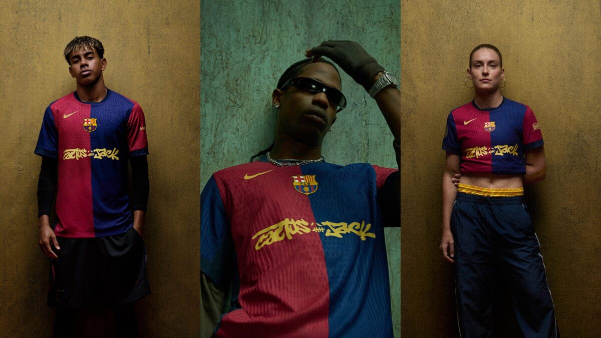 Travis Scott, protagonista de la camiseta del Barça para el Clásico