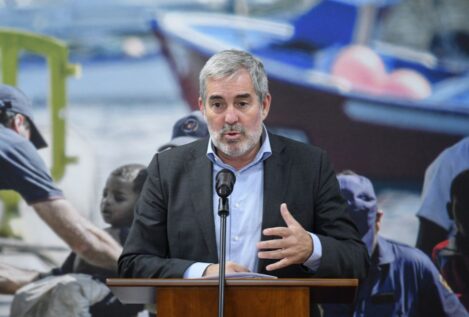 Clavijo confía que en verano empiece el reparto de menas de Canarias a otras comunidades