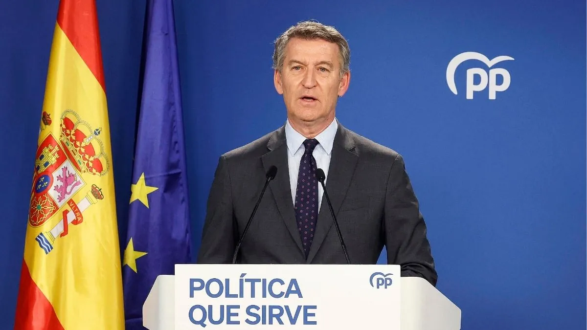 Feijóo convoca a los españoles el 8 de junio para «alzar la voz» contra «tanto sinvergüenza»