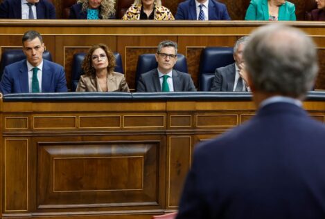 Sánchez elude avalar la gestión de Santos Cerdán ante la presión de Feijóo en el Congreso