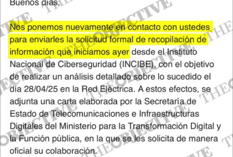 El Gobierno alarma a las compañías eléctricas al solicitar datos sensibles por 'email'