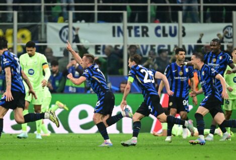 El Barcelona sucumbe ante el Inter en una inolvidable noche de Champions