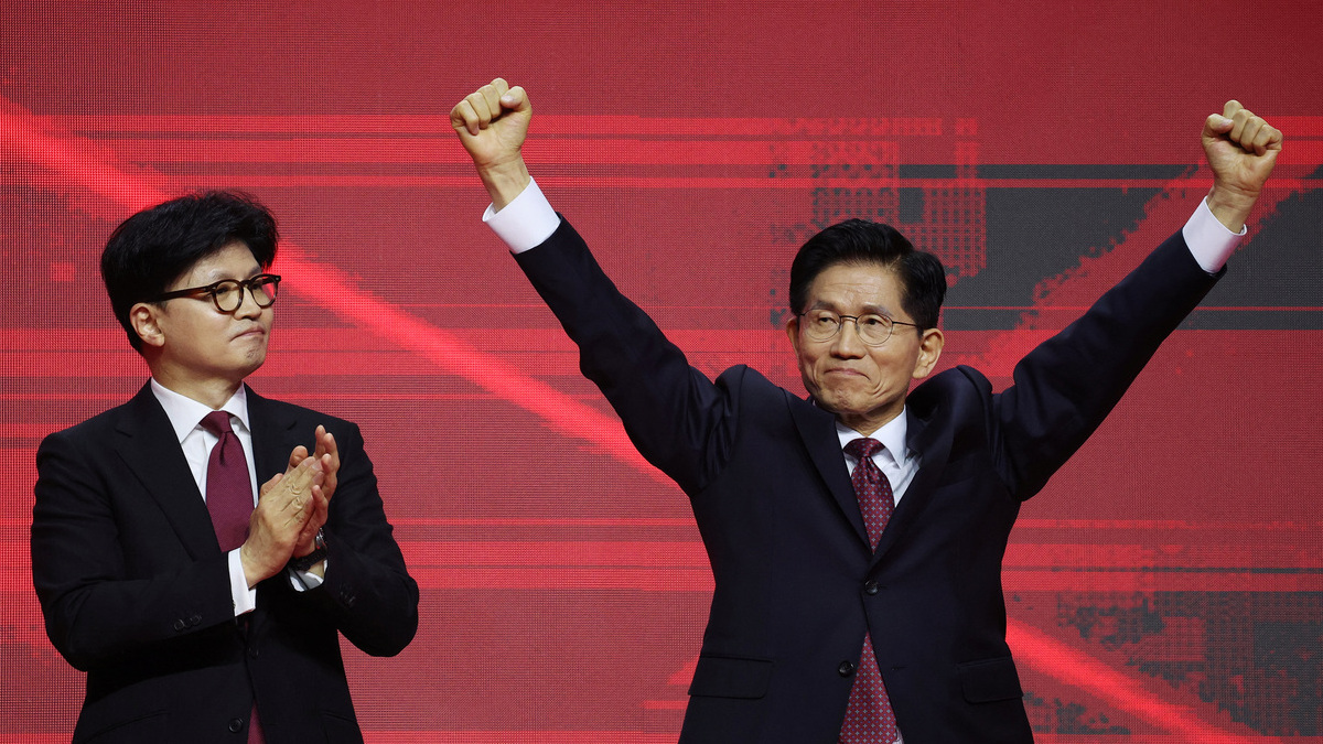 Los conservadores surcoreanos nombran candidato presidencial a Kim Moon Soo