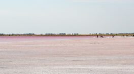 El asombroso lago rosa escondido en Burgos donde flotarás como en el Mar Muerto