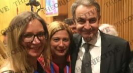 Leire Díez es patrona de una fundación que se hace pasar por la ONU y premia a Zapatero