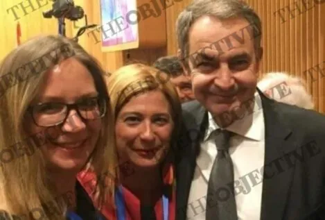 Leire Díez es patrona de una fundación que se hace pasar por la ONU y premia a Zapatero