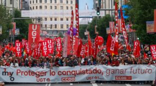 CCOO y UGT piden respeto al pacto para reducir la jornada en la marcha del 1 de mayo