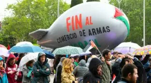 Miles de personas protestan por el «genocidio» palestino y la venta de armas a Israel