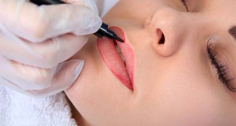 Micropigmentación de labios. (Fuente: Druni)