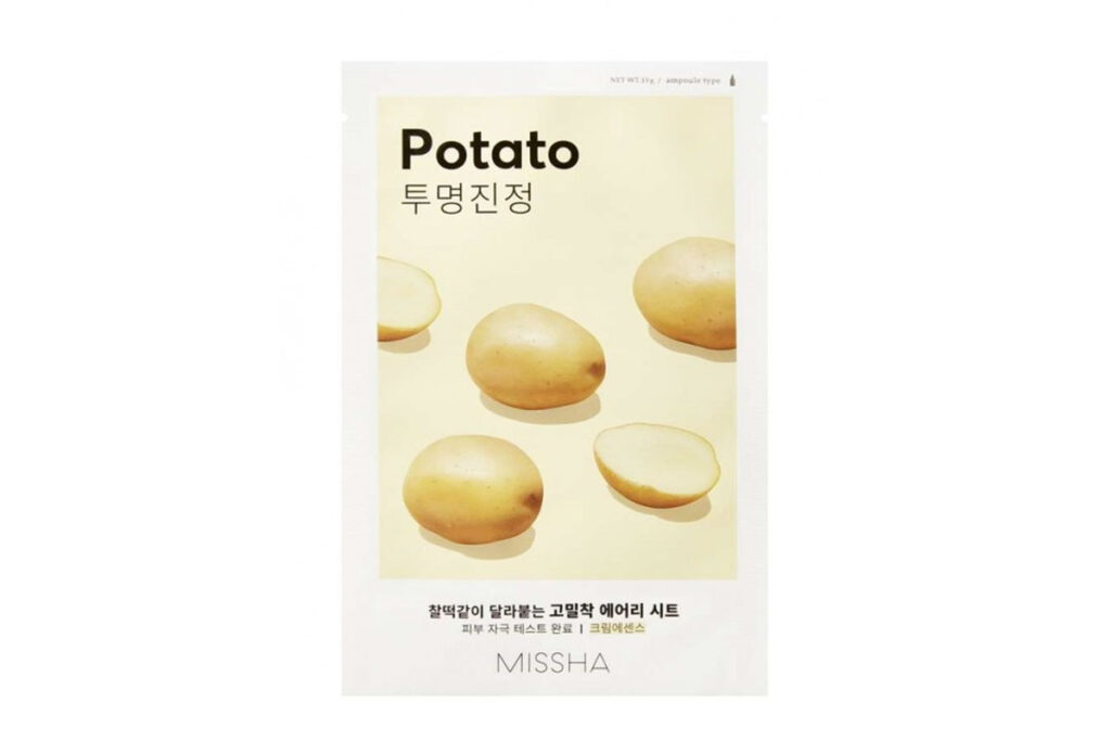 Mascarilla con patata de la firma Missha. (PVP: 1.99€)