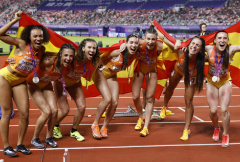 Ellas, burbujas de oro en el atletismo español
