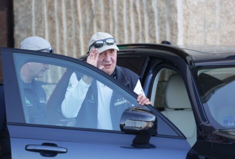 Don Juan Carlos sobre el acto de conciliación con Revilla: «Aquí hace muy buen tiempo»