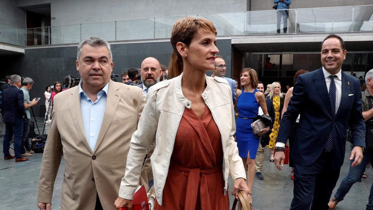 Chivite se reunió con el constructor vinculado a Santos Cerdán cuatro veces en un solo año