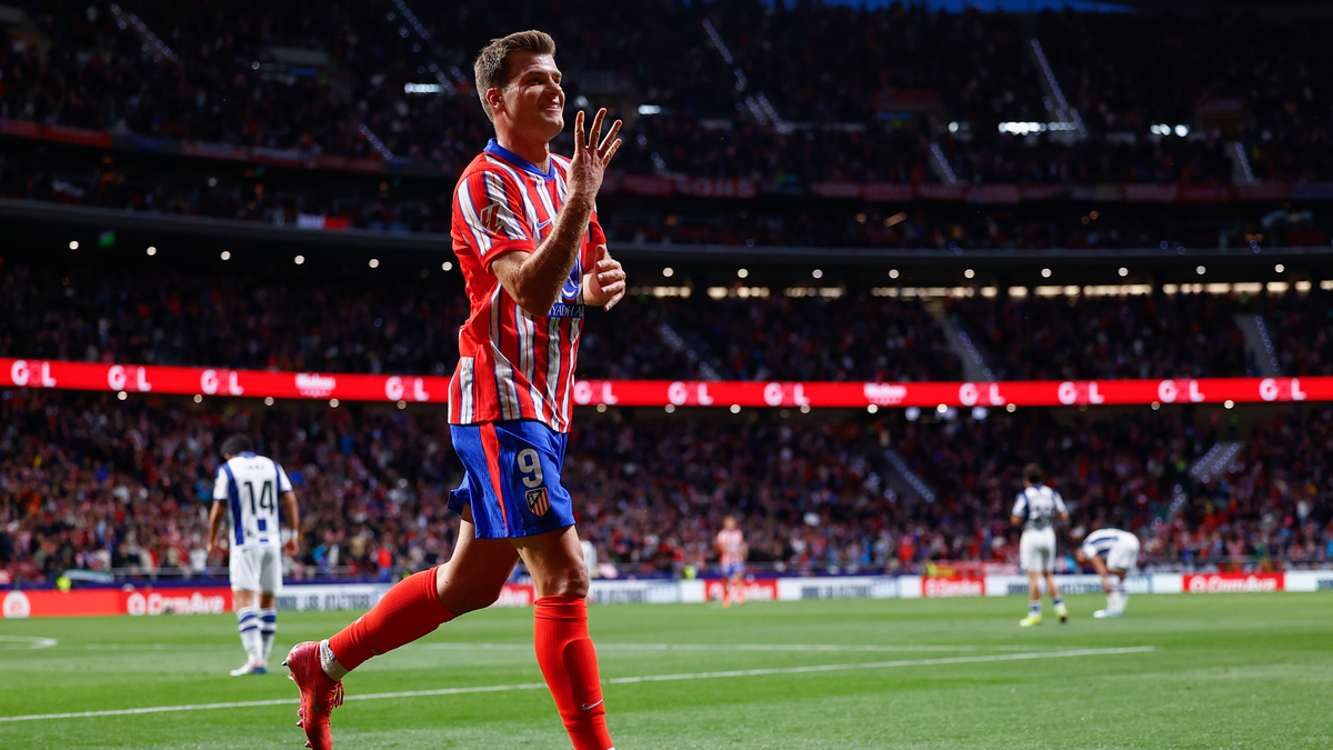 Sorloth destroza a la Real Sociedad con un póker en media hora en el Metropolitano