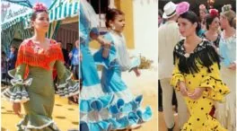 Los nueve mejores trajes de flamenca de Tana Rivera para la Feria de Abril: su color fetiche