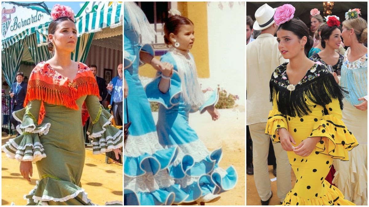 Los nueve mejores trajes de flamenca de Tana Rivera para la Feria de Abril: su color fetiche