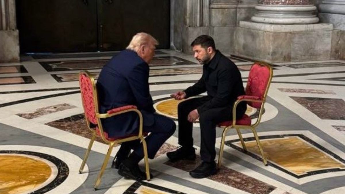 Zelenski cree que Trump ve Ucrania «de otra manera» tras su reunión en el Vaticano