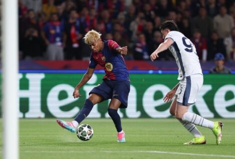 Lamine Yamal logra un valioso empate para el Barcelona frente al Inter en la Champions
