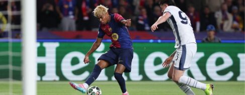 Lamine Yamal logra un valioso empate para el Barcelona frente al Inter en la Champions