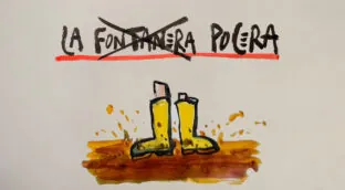 La viñeta animada sobre... la fontanera pocera