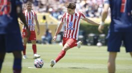 El PSG tumba con cuatro goles a un Atlético que entró tarde al Mundial