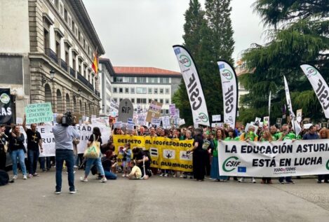 La huelga educativa en Asturias registra este martes un seguimiento del 24%