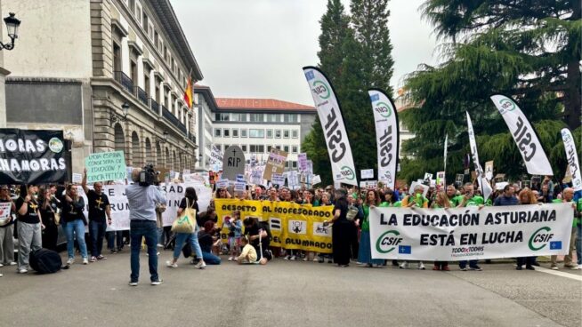 La huelga educativa en Asturias registra este martes un seguimiento del 24%