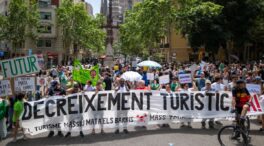 La «manifestación unitaria» contra el turismo pincha en Barcelona: 600 asistentes