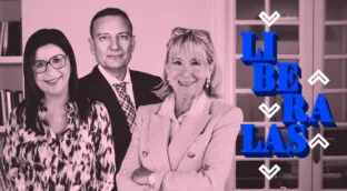 Esperanza Aguirre, Guadalupe Sánchez y Álvaro Nieto analizan las protestas en La Vuelta