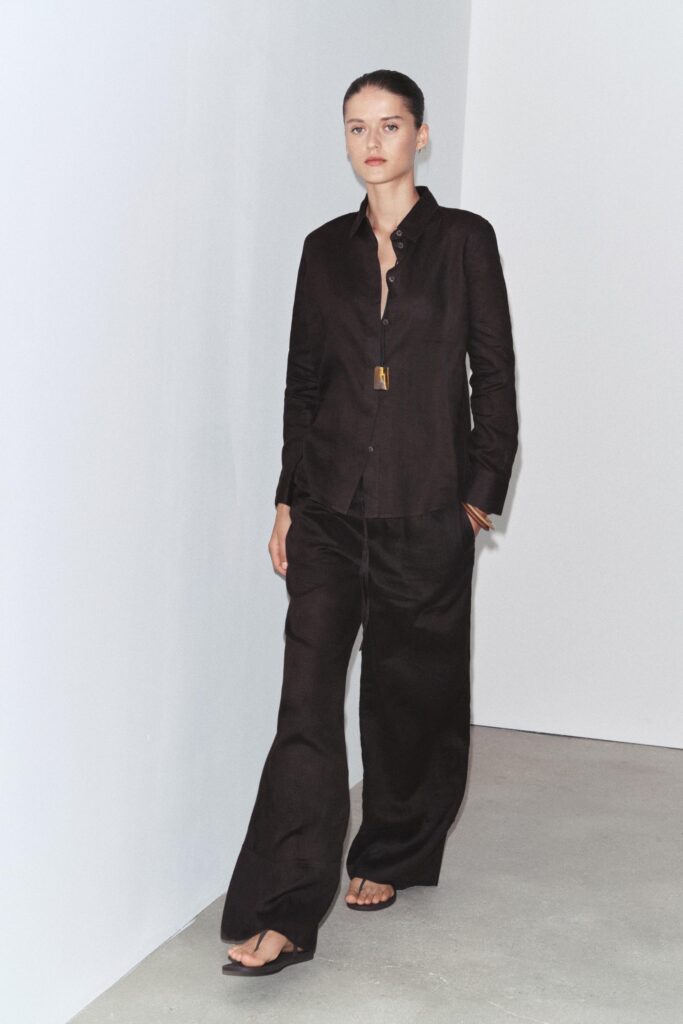 Conjunto con pantalón 'palazzo' | Zara