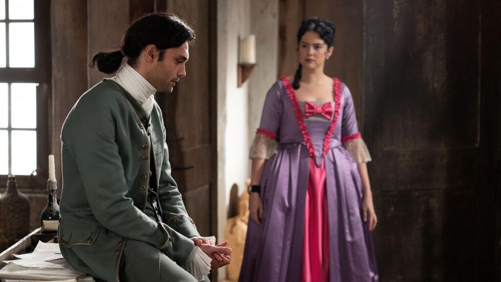 Rafael y Úrsula en una de las escenas de 'Valle salvaje': RTVE