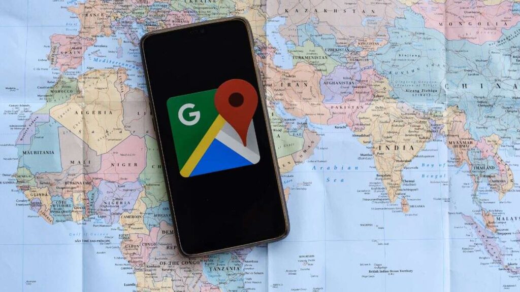 Icono de Googel Maps. Canva