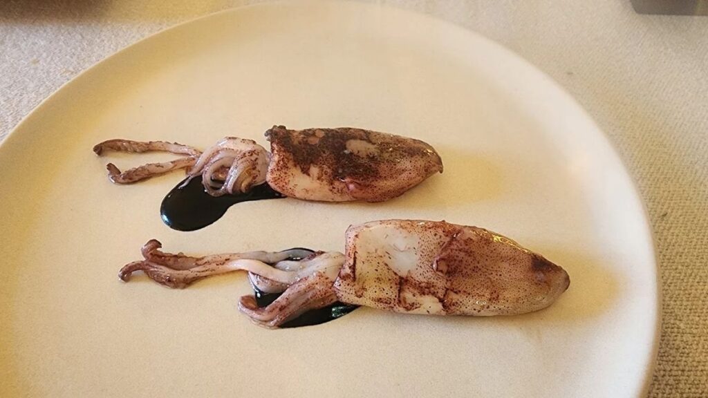 Uno de los platos del Asador Etxebarri: (Asador Etxebarri)
