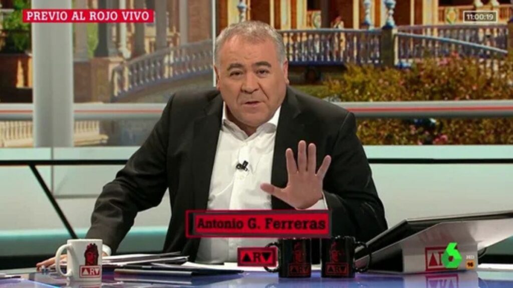 Ferreras con camisa blanca en su programa tras ganar el Real Madrid: La Sexta