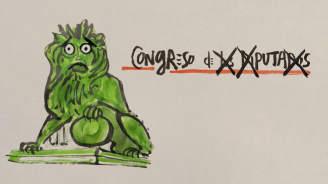 La viñeta sobre el Congreso de los Diputados