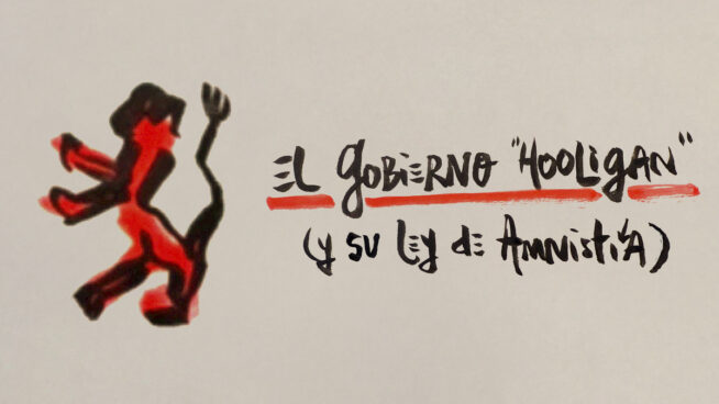 La viñeta animada sobre... el Gobierno hooligan