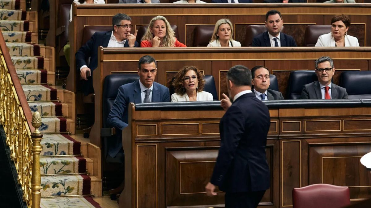 Abascal se harta de Sánchez y lo planta en el Congreso: «Indecente, corrupto, traidor»