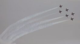 La Patrulla Águila se despide en Murcia arropada por miles de personas tras 40 años