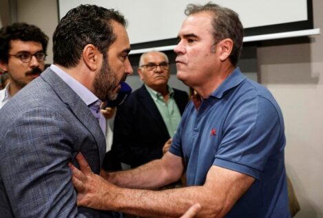 Aldama, tras reventar el acto de Díez: «Quería saber qué tienen contra mí o quién les manda»