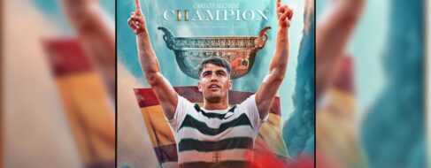Polémica por una «bandera republicana» en la felicitación de Roland Garros a Carlos Alcaraz