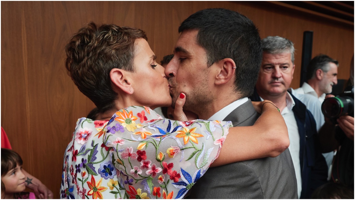 El lado personal de María Chivite: su tristeza por la muerte de su padre, novio concejal y dos hijos