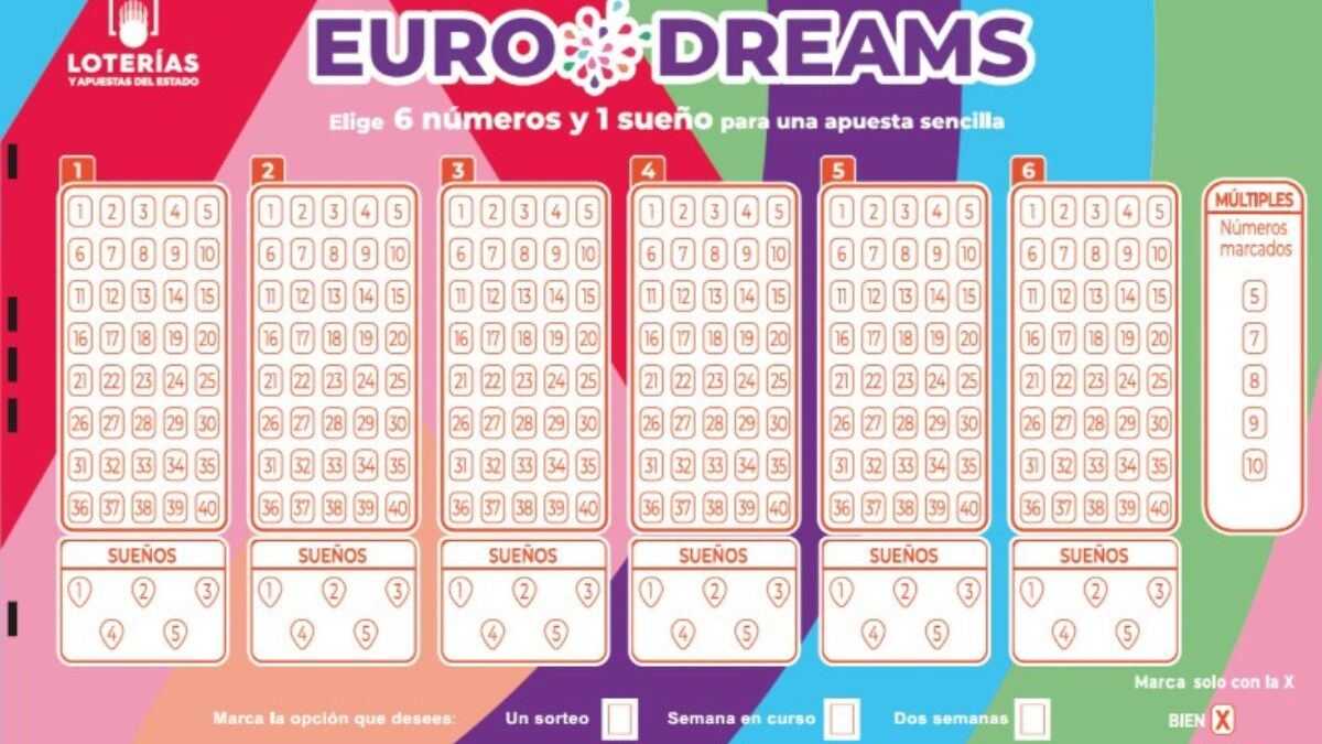 Descubre los números ganadores del Eurodreams del lunes, 23 de junio de 2025 y cómo participar