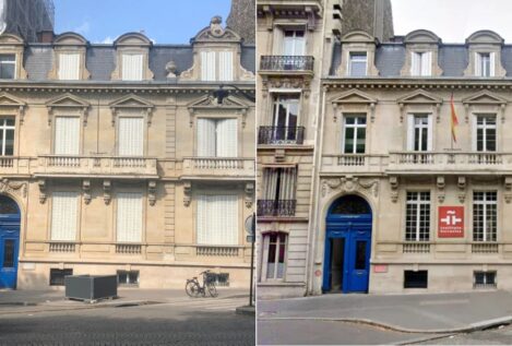 El Gobierno vacía el Instituto Cervantes de París y arría la bandera tras cedérselo al PNV