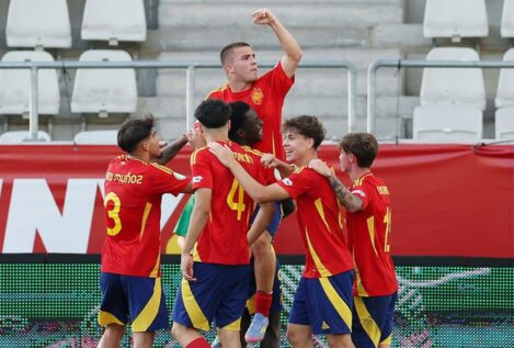 España sub-19 se mete en la final del Europeo tras ganar a Alemania en un partido con 11 goles