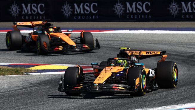 Norris impone su ley en Austria: nueva 'masterclass' de Alonso en el infierno de Sainz